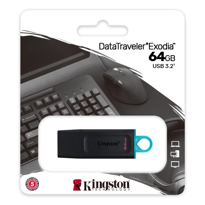 USB 3.2 Gen 1 Kingston DataTraveler Exodia 64GB DTX/64GB