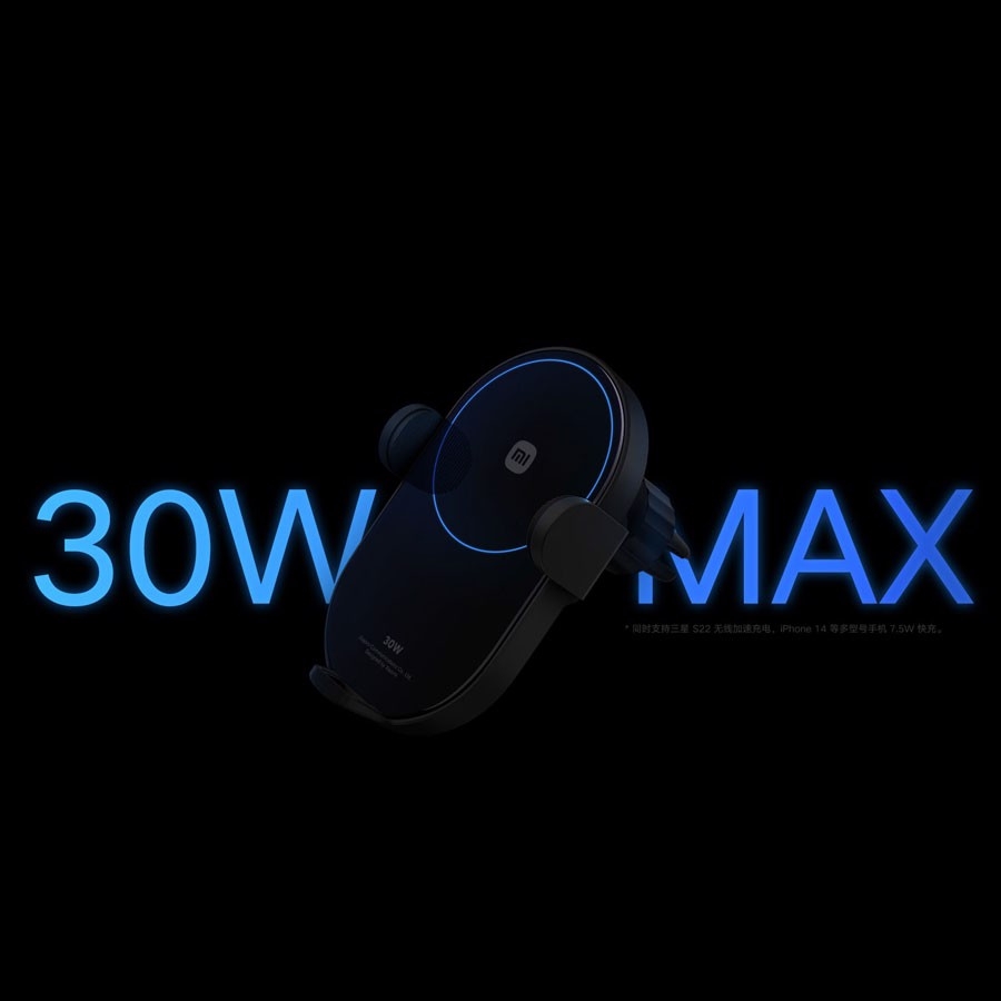 Kẹp điện thoại kiêm sạc không dây ô tô Xiaomi 30W