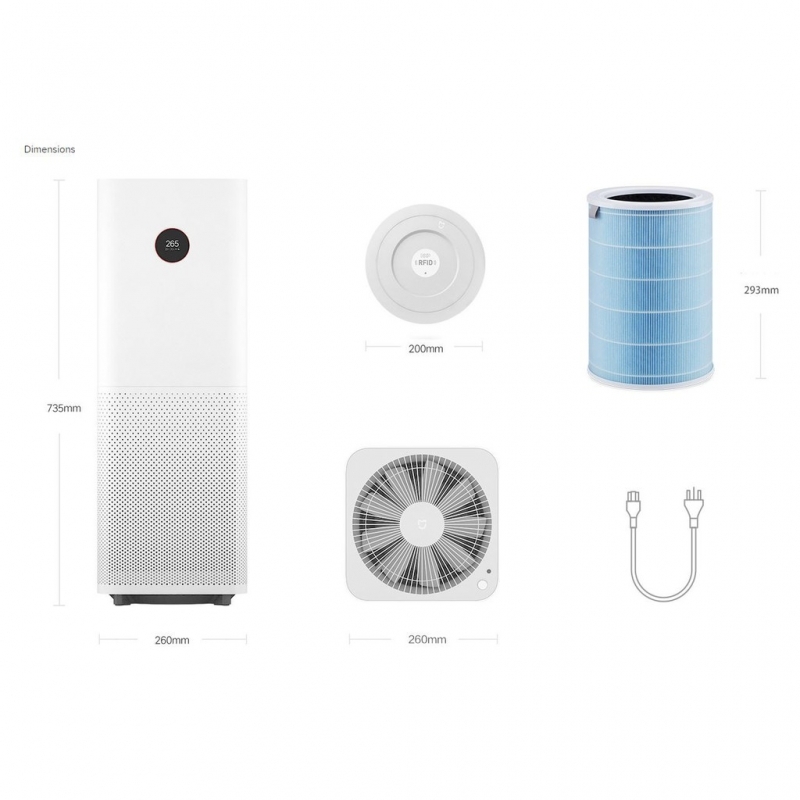 Máy lọc không khí Xiaomi Mi Air Purifier Pro H EU BHR4280GL