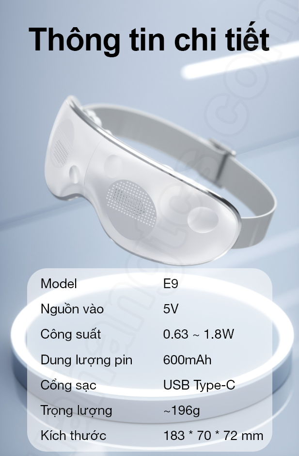 Máy massage mắt Jeeback E9