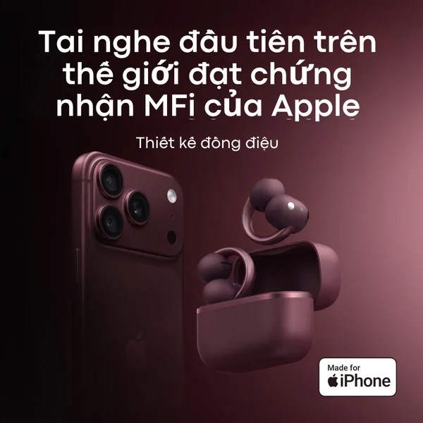 Tai Nghe Bluetooth Soundcore AeroClip 2 D1105 – Kẹp Tai Open-Ear, Hi-Res LDAC, Pin 32 Giờ
