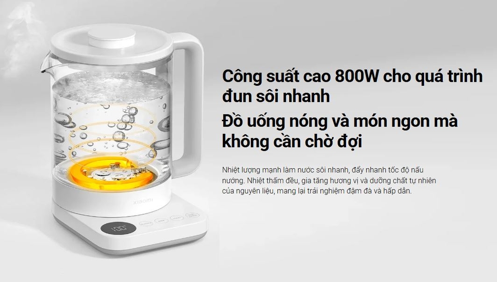 Ấm đun nước đa chức năng Xiaomi Multifunctional Kettle 1,5L