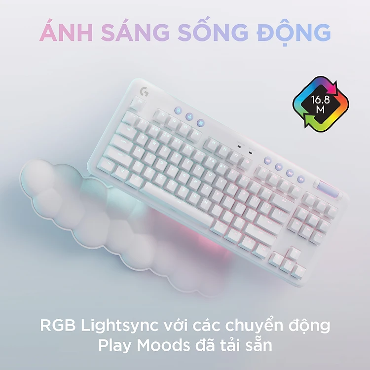 Bàn phím Cơ Logitech Aurora G715 TKL Lightspeed / Bluetooth
