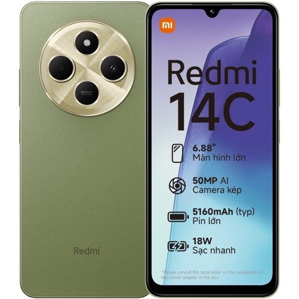 Điện thoại Xiaomi Redmi 14C 4GB 128GB