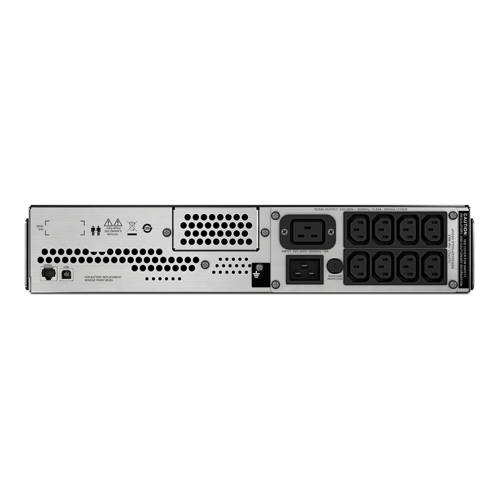 Bộ lưu điện UPS APC SMC3000RMI2U 3000VA (3KVA/2.1KW) Giải pháp lưu điện ổn định cho hệ thống server và thiết bị mạng