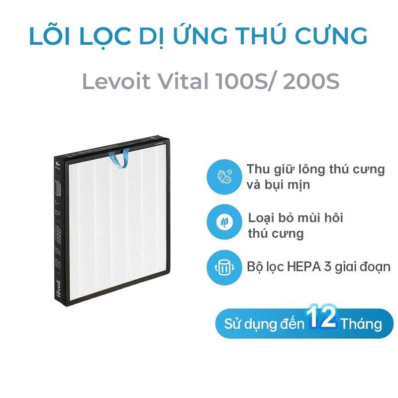 Lõi Lọc Khử Mùi Và Lông Thú Cưng Cho Máy Lọc Không Khí Levoit Vital 100S
