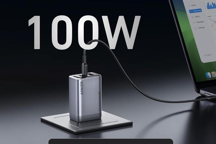 Adapter Sạc 2A1C IQ3 GaN 100W Anker Prime A2688