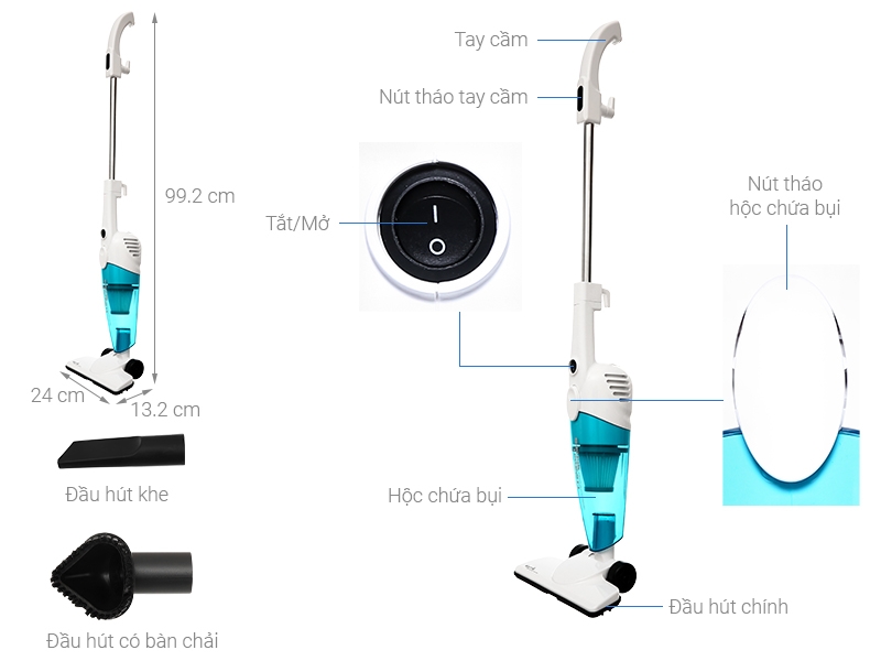 Máy hút bụi cầm tay Deerma DX118C