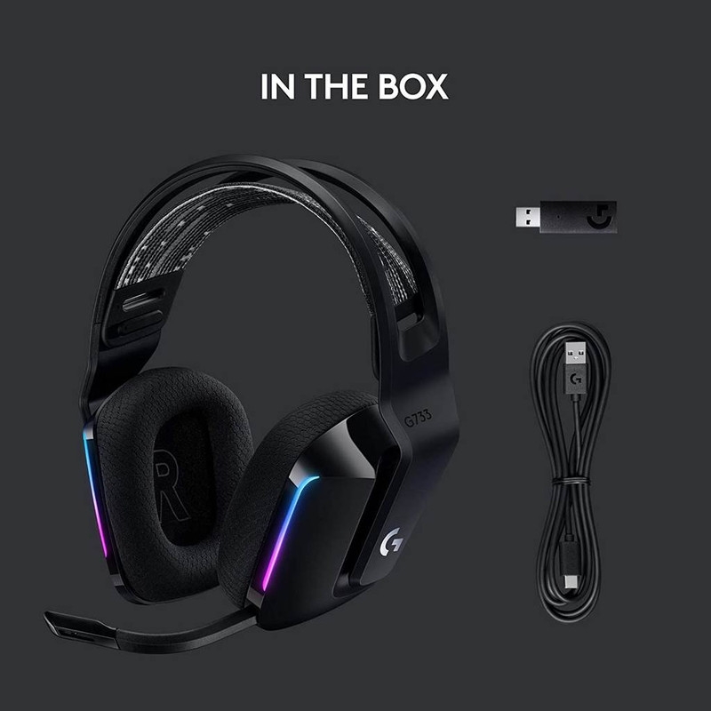 Tai Nghe Không Dây Gaming Logitech G733 Lightspeed RGB