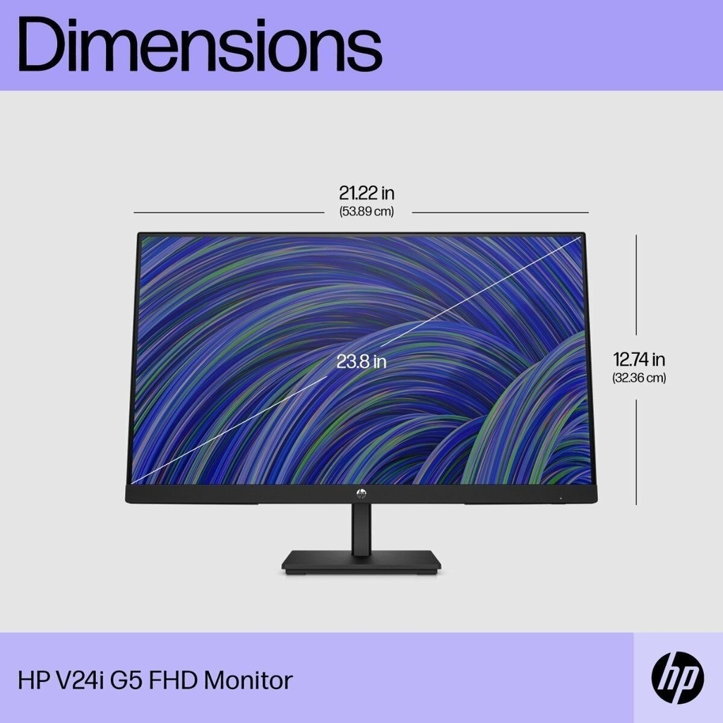Màn hình HP V24i G5 65P59AA 23.8 inch FHD/ 75Hz/5ms IPS