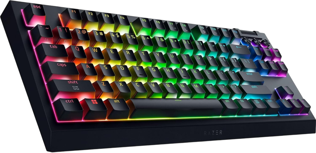 Bàn phím cơ Razer BlackWidow V4 Tenkeyless (Orange Tactile Switch, RGB)