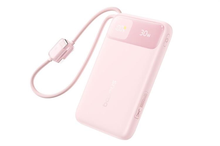 Pin Sạc Dự Phòng Baseus Comet Pro E0027X 10000mAh Type-C PD QC 3.0 30W – Kèm Cáp Lightning & Type-C