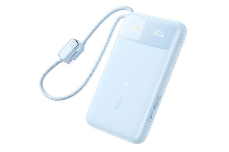 Pin Sạc Dự Phòng Baseus Comet Pro E0027X 10000mAh Type-C PD QC 3.0 30W – Kèm Cáp Lightning & Type-C