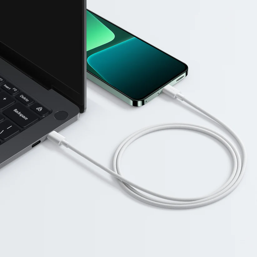 Cáp Xiaomi 3A Braided USB-C to USB-C (1m)