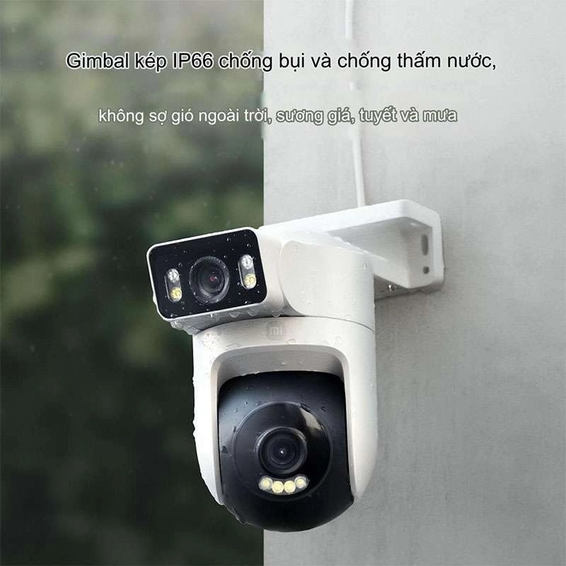 Camera Xiaomi ngoài trời CW500 Dual 360 độ 4MP