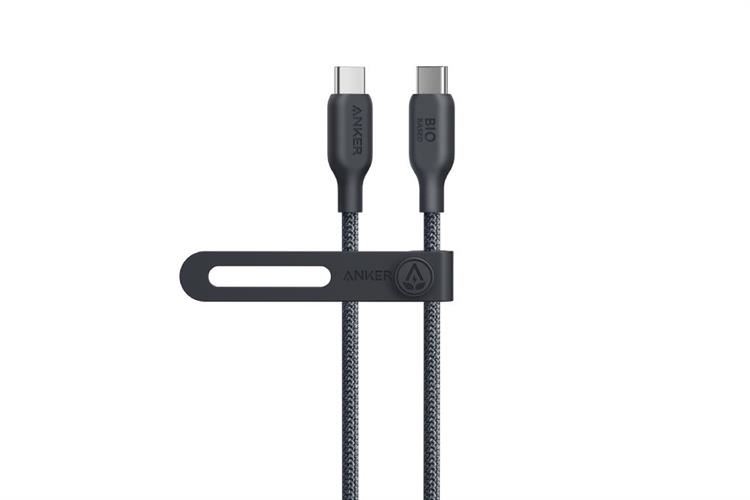 Cáp Anker 543 USB-C → USB-C Bio-Braided 0.9 m (Model A80E5)