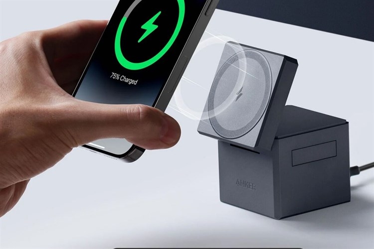 Đế sạc không dây MagSafe 3 in 1 15W Anker 737 Cube Y1811