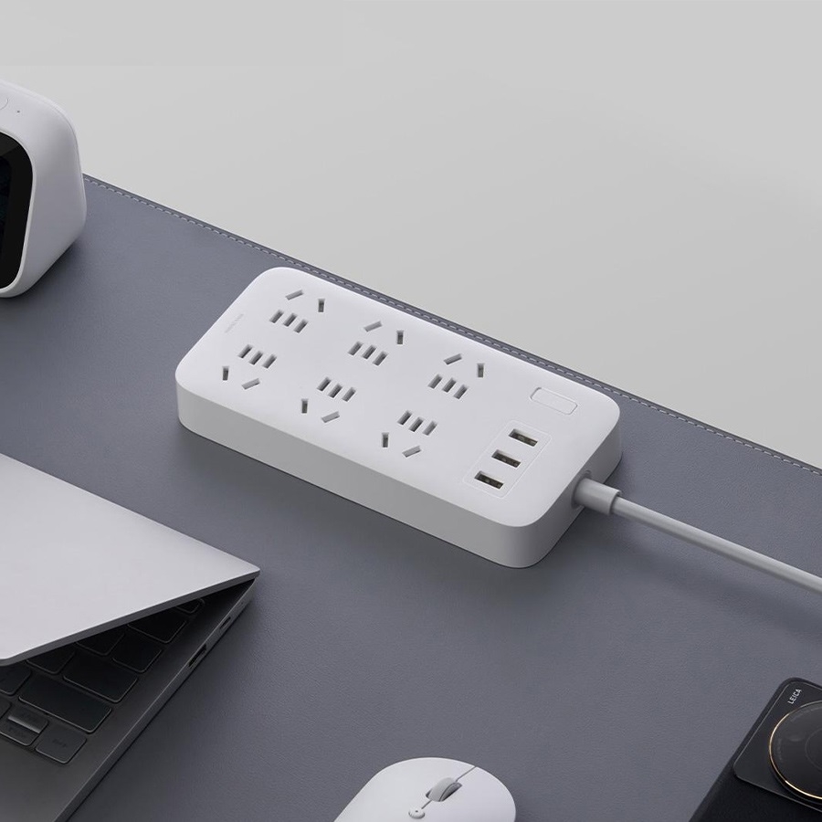 Ổ Cắm Điện Mi 6 Plug-in 3-Port USB Power Strip