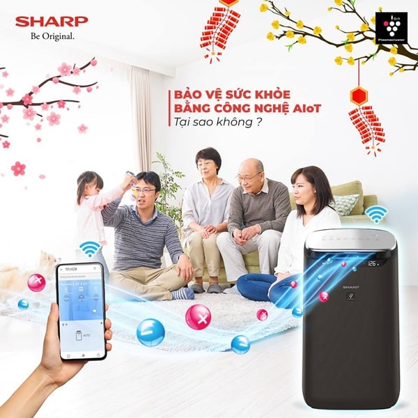 Máy lọc không khí Sharp FP-J80EV-H