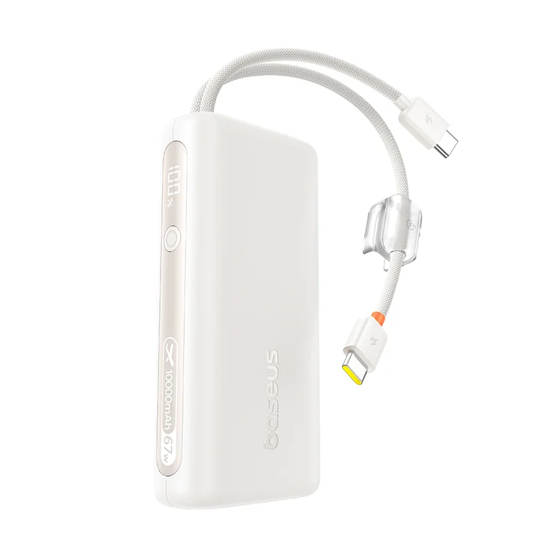 Pin Dự Phòng Baseus EnerFill FC41 10000mAh 67W Cáp USB-C Tích Hợp