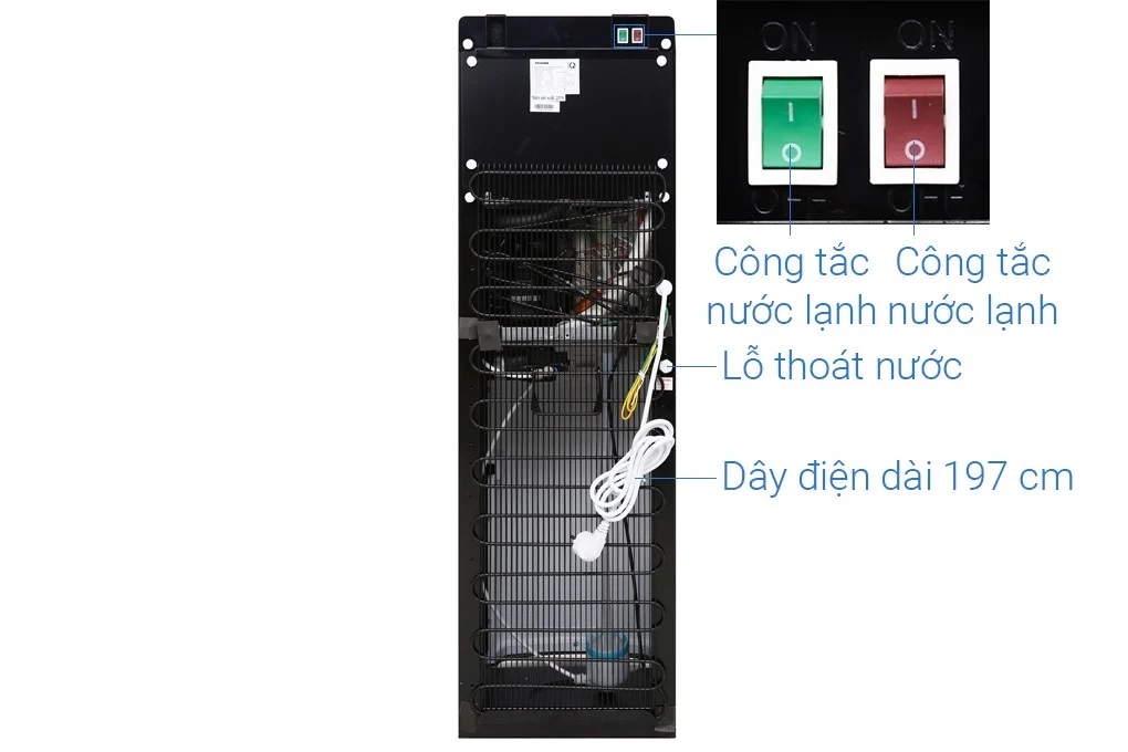 Cây nước uống nóng lạnh Toshiba RWF-W1669BV(K1)