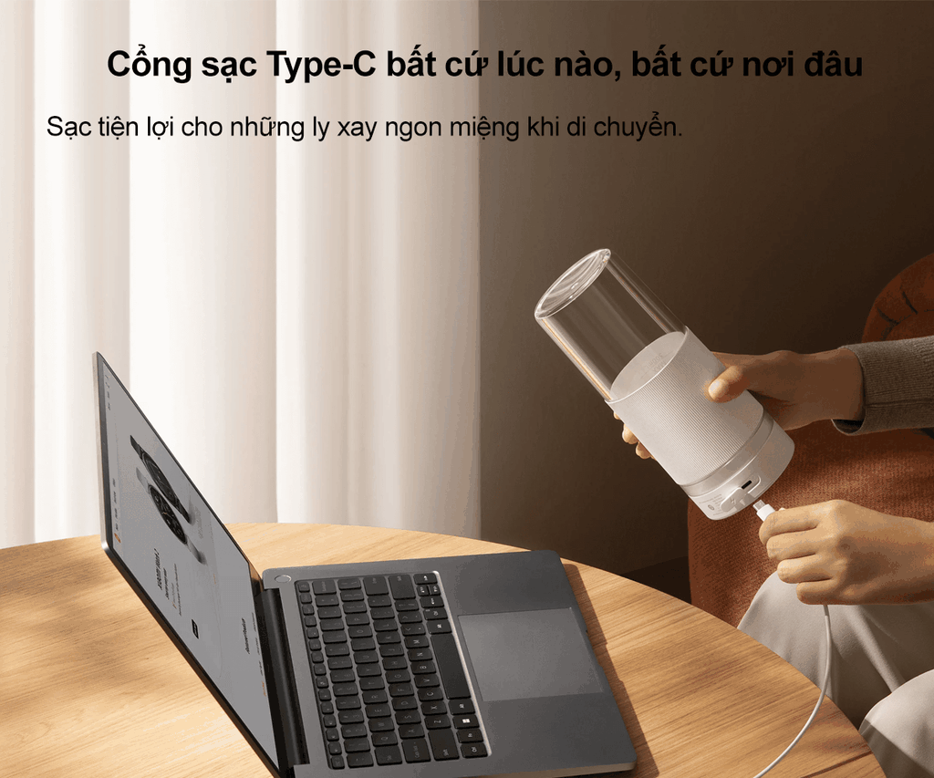 Máy Xay Sinh Tố Cầm Tay Xiaomi Portable Blender GL