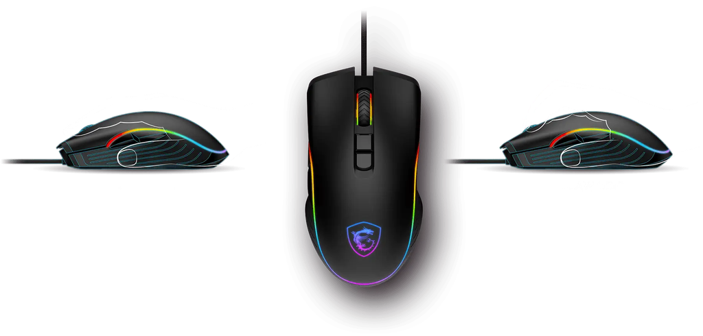 Chuột Gaming MSI Force GM300 | Có Dây, RGB LED, DPI Cao, Độ Chính Xác Tối Ưu