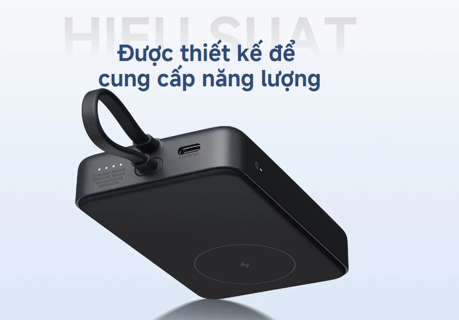 Pin dự phòng Xiaomi 33W Magnetic Power Bank 10000 mAh Kèm cáp sạc Type C