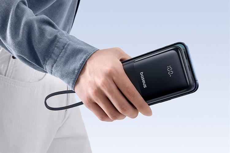 Pin Sạc Dự Phòng Baseus Lipow Dual-Cable 20000mAh 22.5W (Digital Display, With USB to C 3A 0.2m)