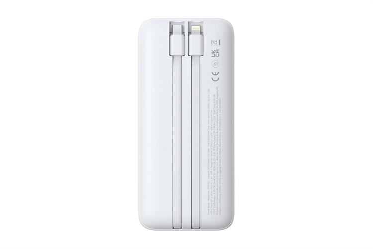 Pin Sạc Dự Phòng Baseus Lipow Dual-Cable 20000mAh 22.5W (Digital Display, With USB to C 3A 0.2m)
