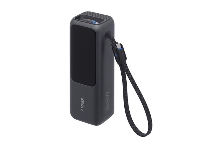 Pin Dự Phòng Anker 25.000mAh 165W Tích Hợp Cáp Rút Gọn A1695