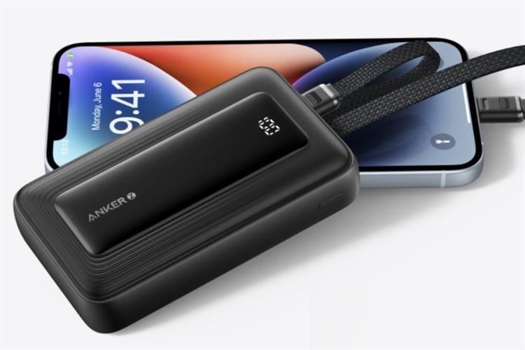 Pin sạc dự phòng Anker Zolo A1681 20000mAh PD QC 3.0 30W kèm Cáp Lightning và Type C