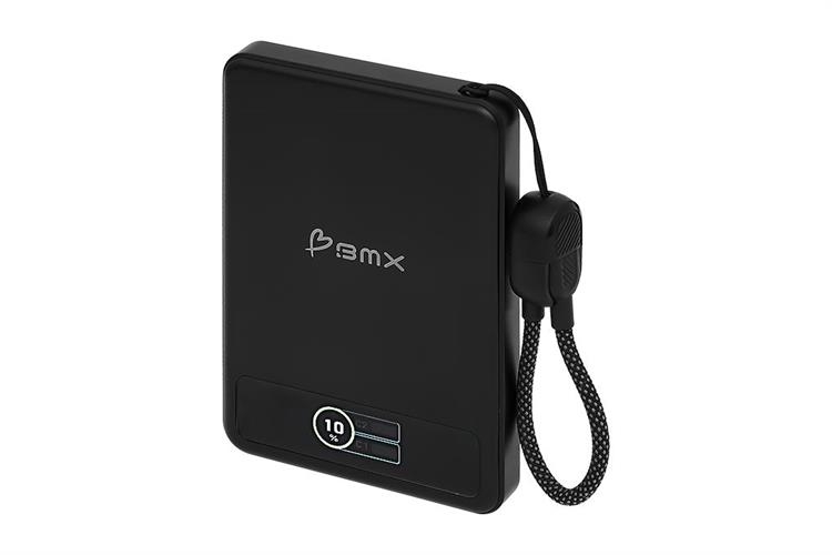 Pin dự phòng thể rắn BMX SolidSafe 5000mAh Qi2 MagSafe Type C PD 20W