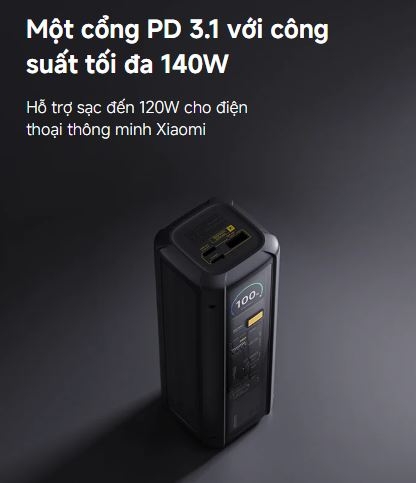 Pin Sạc Dự Phòng Xiaomi 212W HyperCharge Power Bank 24500mAh – Sạc Nhanh PD 3.1, Màn Hình Màu