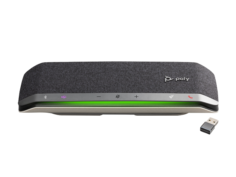 Loa Hội Nghị Poly Sync 40+ Microsoft Teams Certified USB-A/USB-C Speakerphone + BT700 USB-A Adapter (77P36AA)