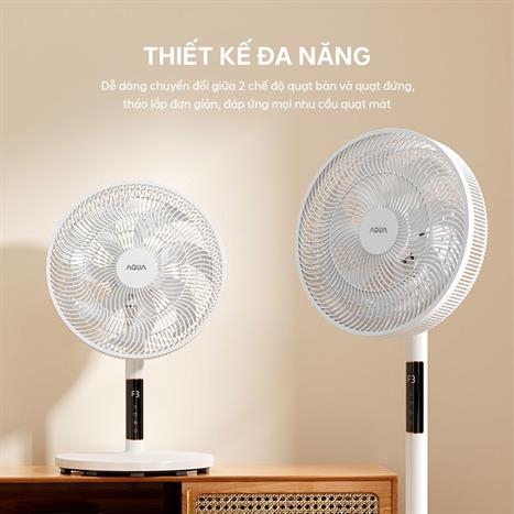 Quạt Cây Đứng Thông Minh AQS-FED3501R(W)-VN