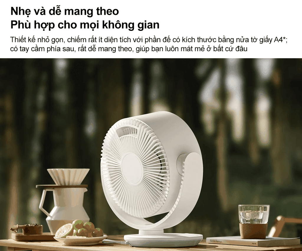 Quạt để bàn Xiaomi Smart Desktop Air Circulation Fan