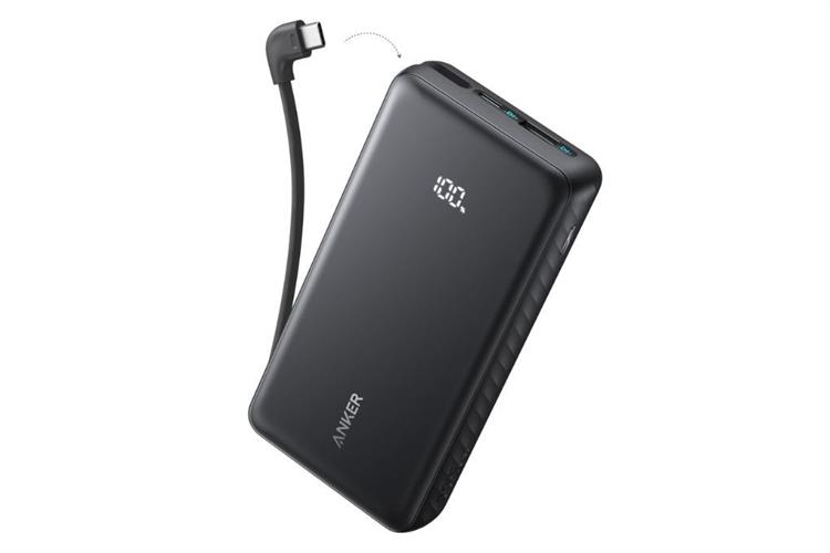 Pin dự phòng Anker 20000mAh A110E 22.5W tích hợp cáp USB-C