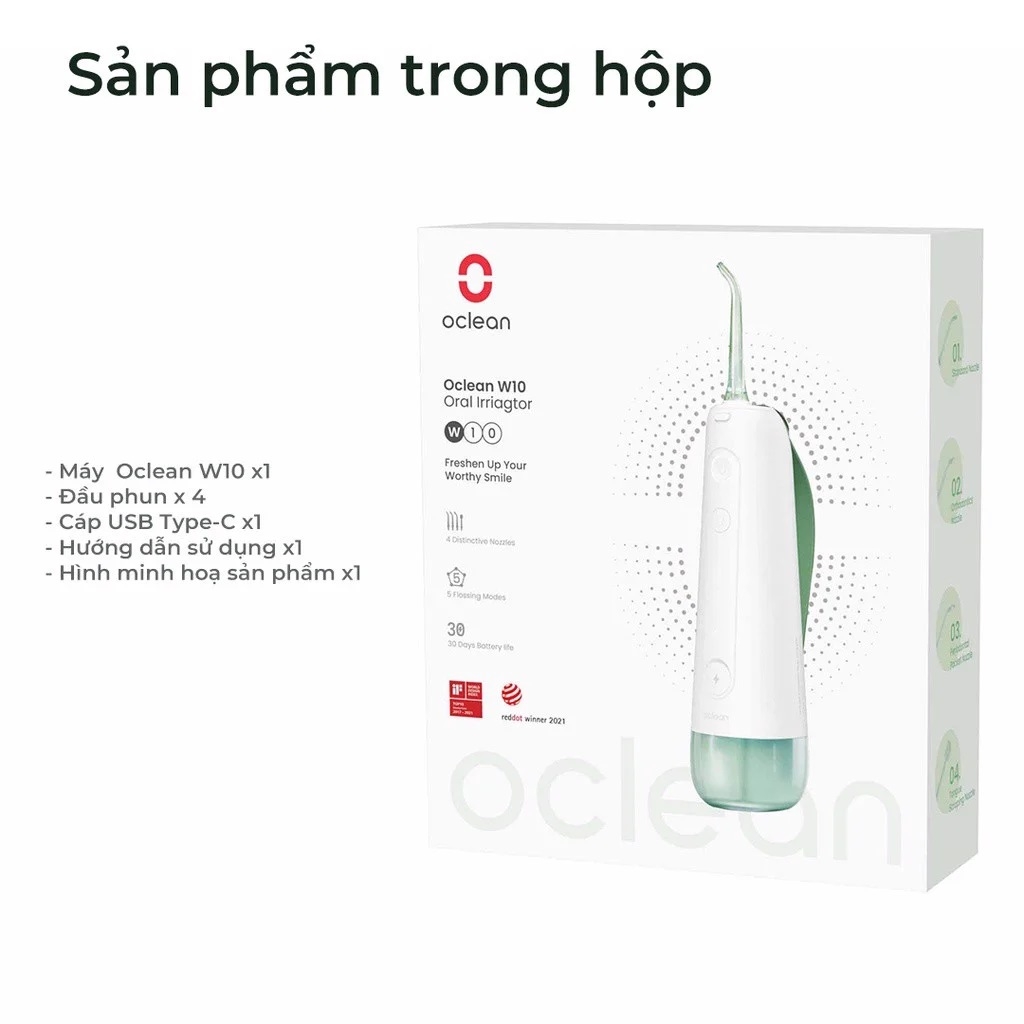 Máy tăm nước Oclean W10