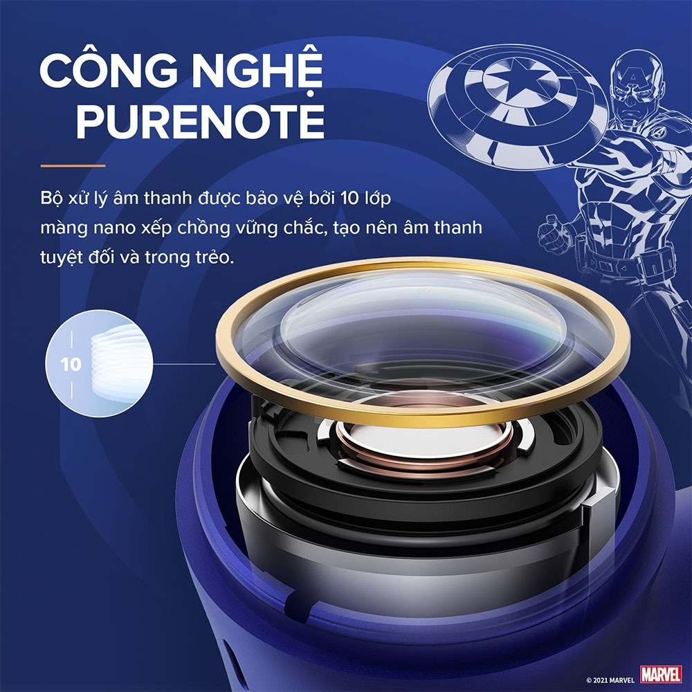 Tai nghe Bluetooth Soundcore Liberty Air 2 Pro Marvel Edition - A3951H