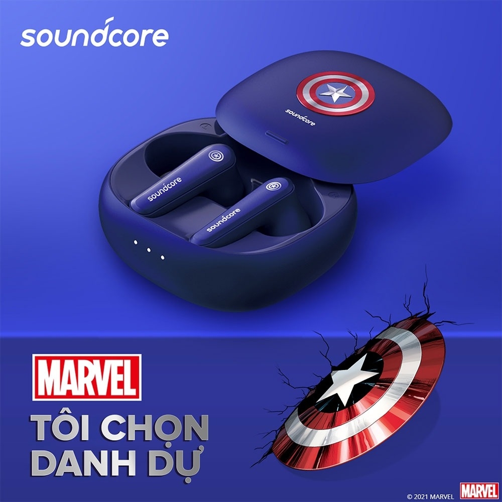 Tai nghe Bluetooth Soundcore Liberty Air 2 Pro Marvel Edition - A3951H