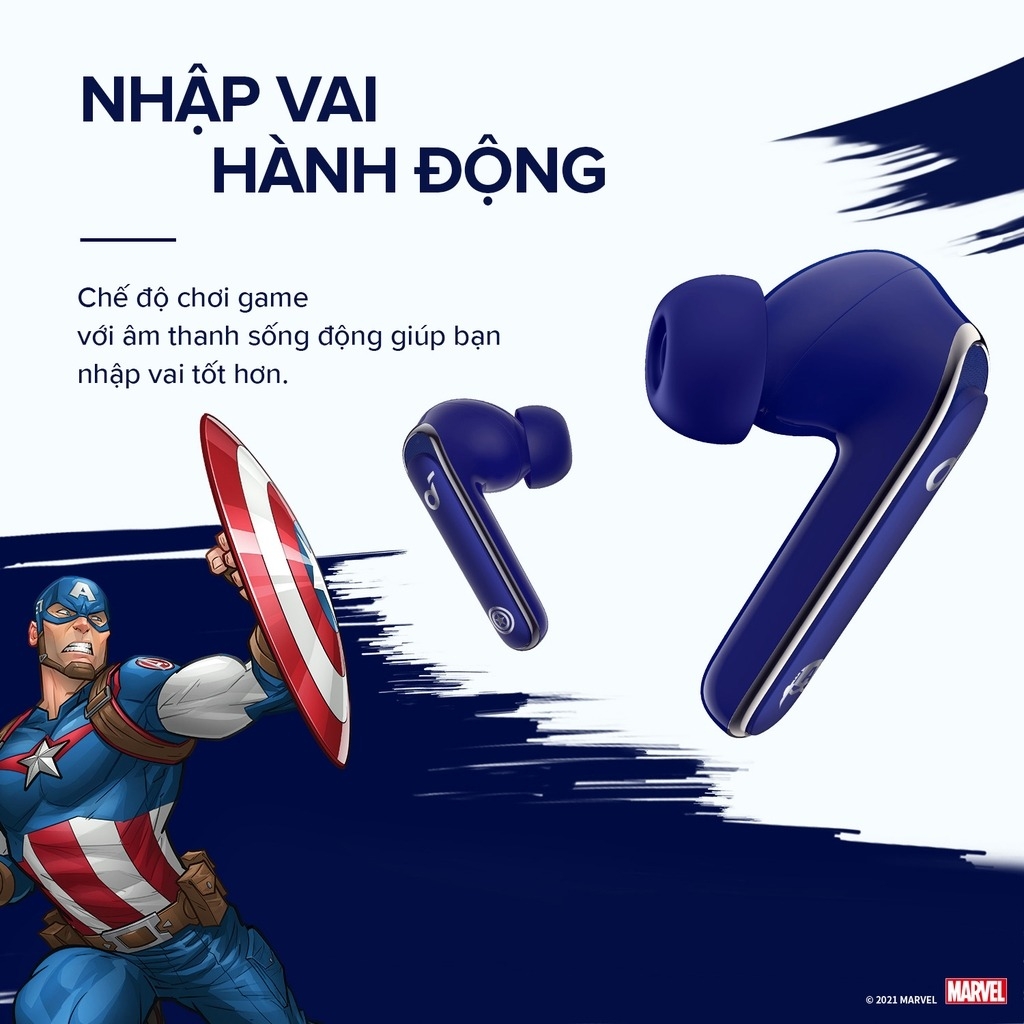 Tai Nghe Bluetooth SOUNDCORE LIFE P3 Marvel Edition - A3939H