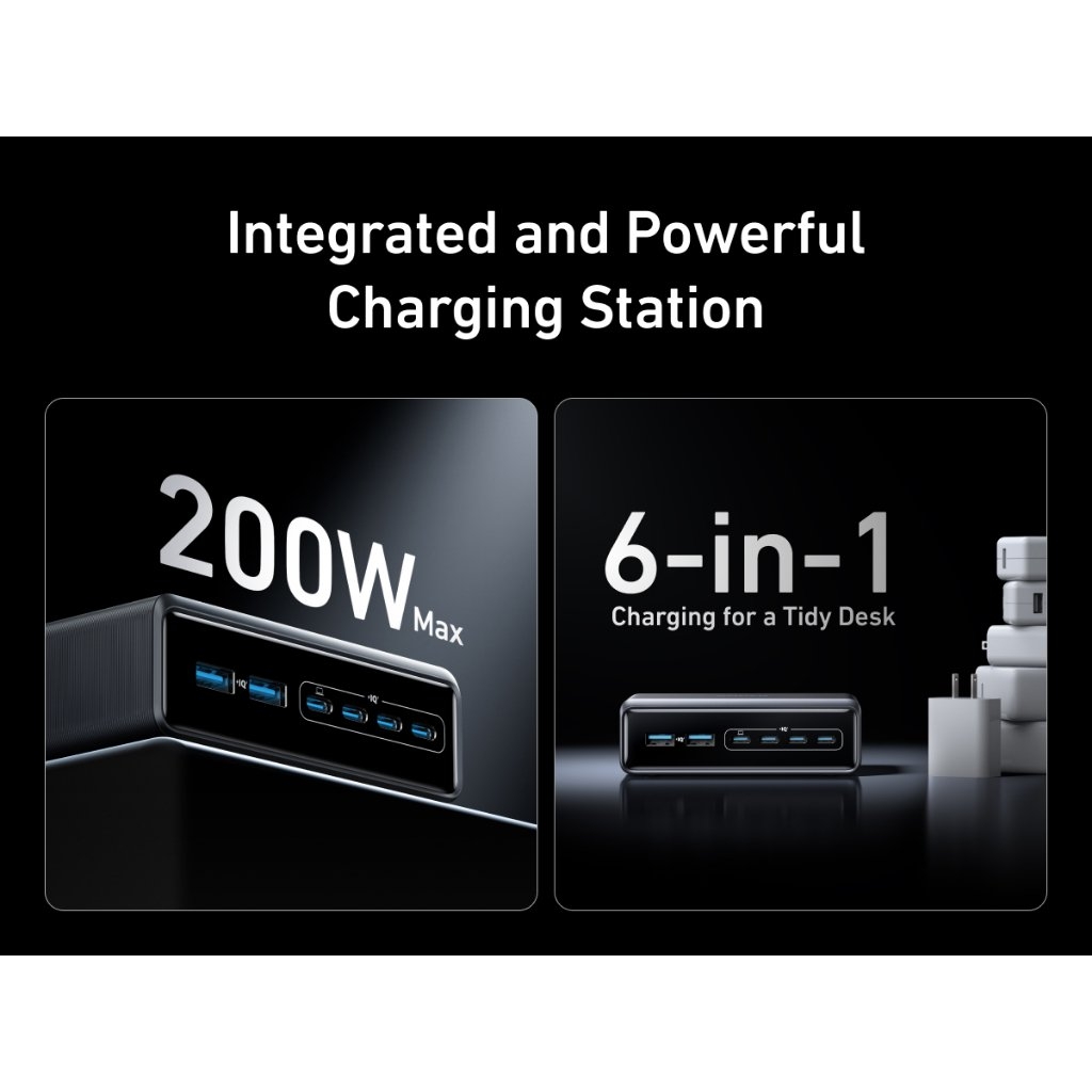Trạm Sạc Nhanh 4C+2A ANKER Prime 200W A2683