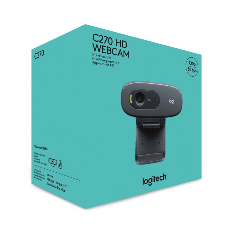 Webcam Logitech C270 720p HD