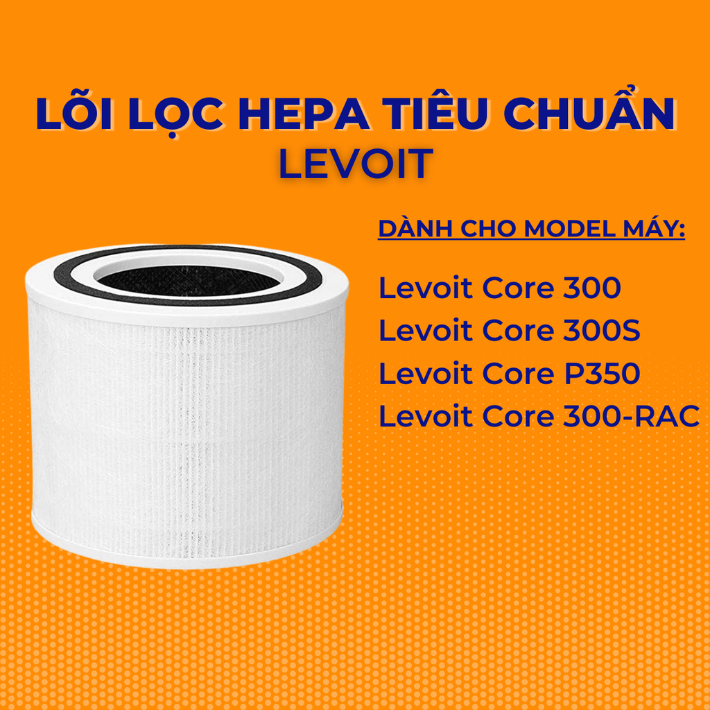 Lõi lọc diệt khuẩn cho máy lọc không khí Levoit Core 300-RF