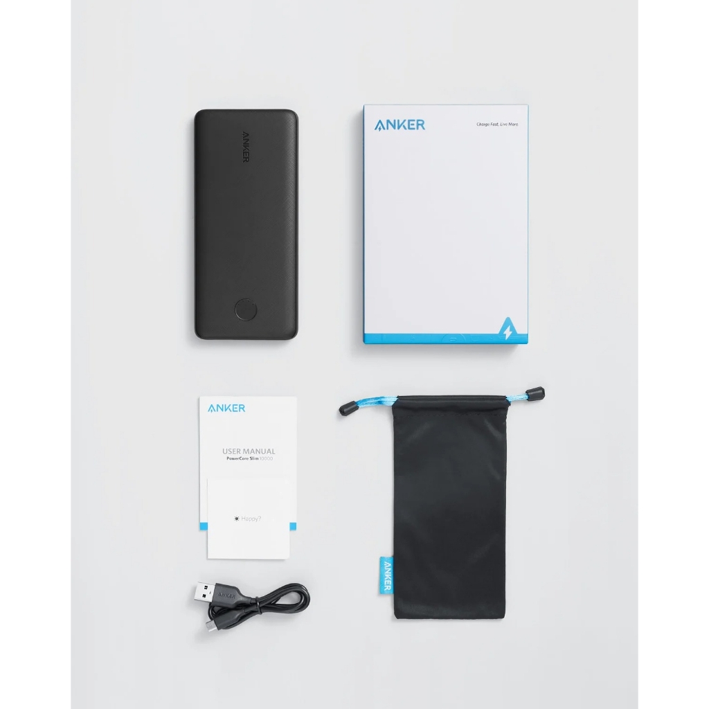 Pin sạc dự phòng 10.000 mAh Type C 12W Anker PowerCore Slim A1229