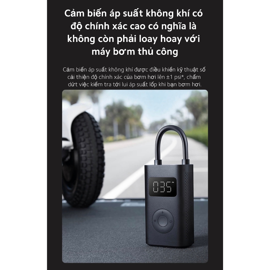 Bơm cầm tay đa năng Xiaomi Portable Electric Air Compressor 1S