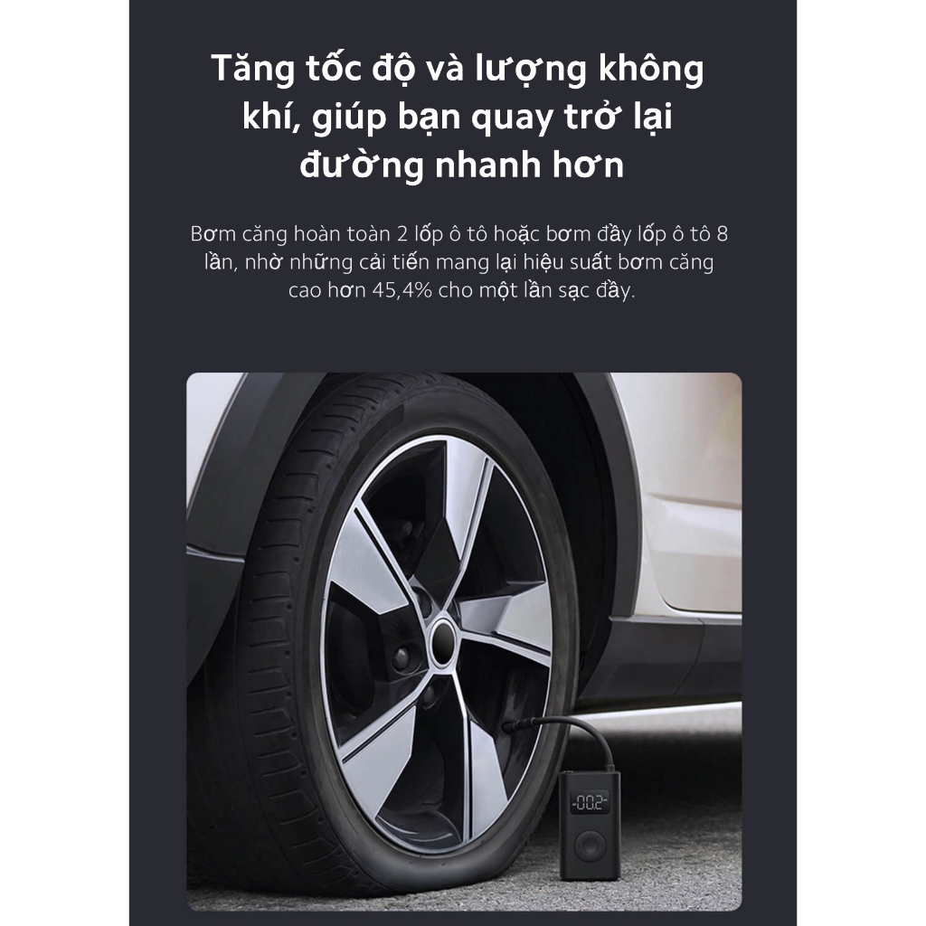 Bơm cầm tay đa năng Xiaomi Portable Electric Air Compressor 1S