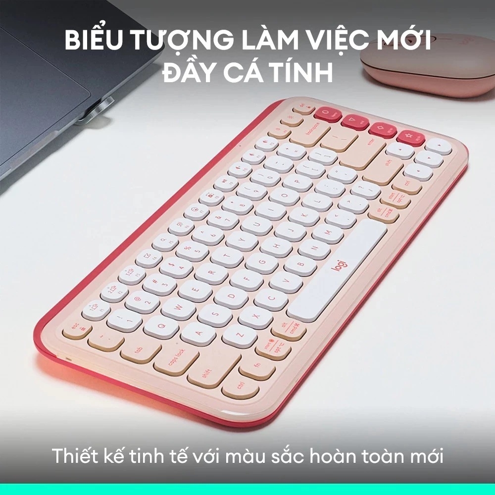 Bàn phím không dây Logitech POP Icon Keys