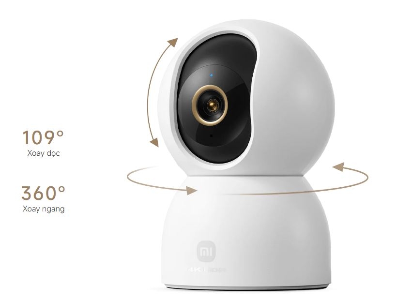 Xiaomi Smart Camera C701 EU (BHR07X7EU) – Camera quan sát 4K xoay 360°, AI thông minh